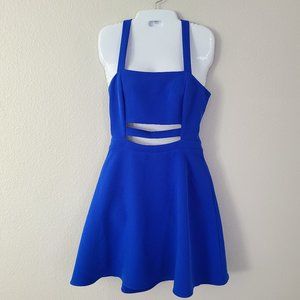 Express women's cobalt blue sleeveless party dress size 4